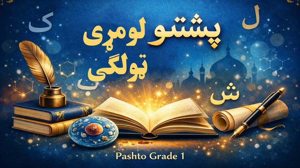 پښتو لومړی ټولګی ۱۴درس