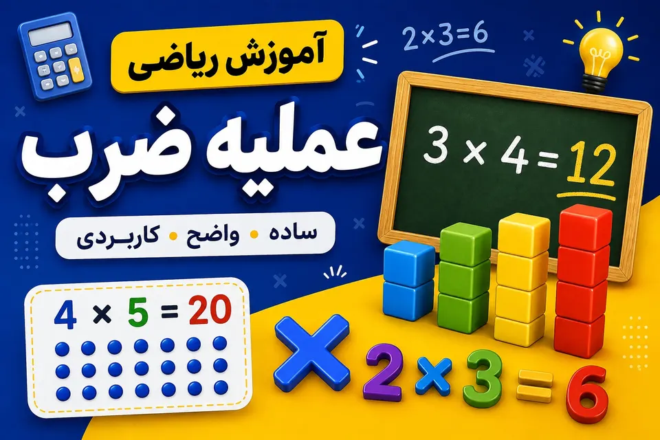 آموزش ریاضی عملیه ضر ب